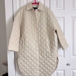 Toteme quilted cocoon coat